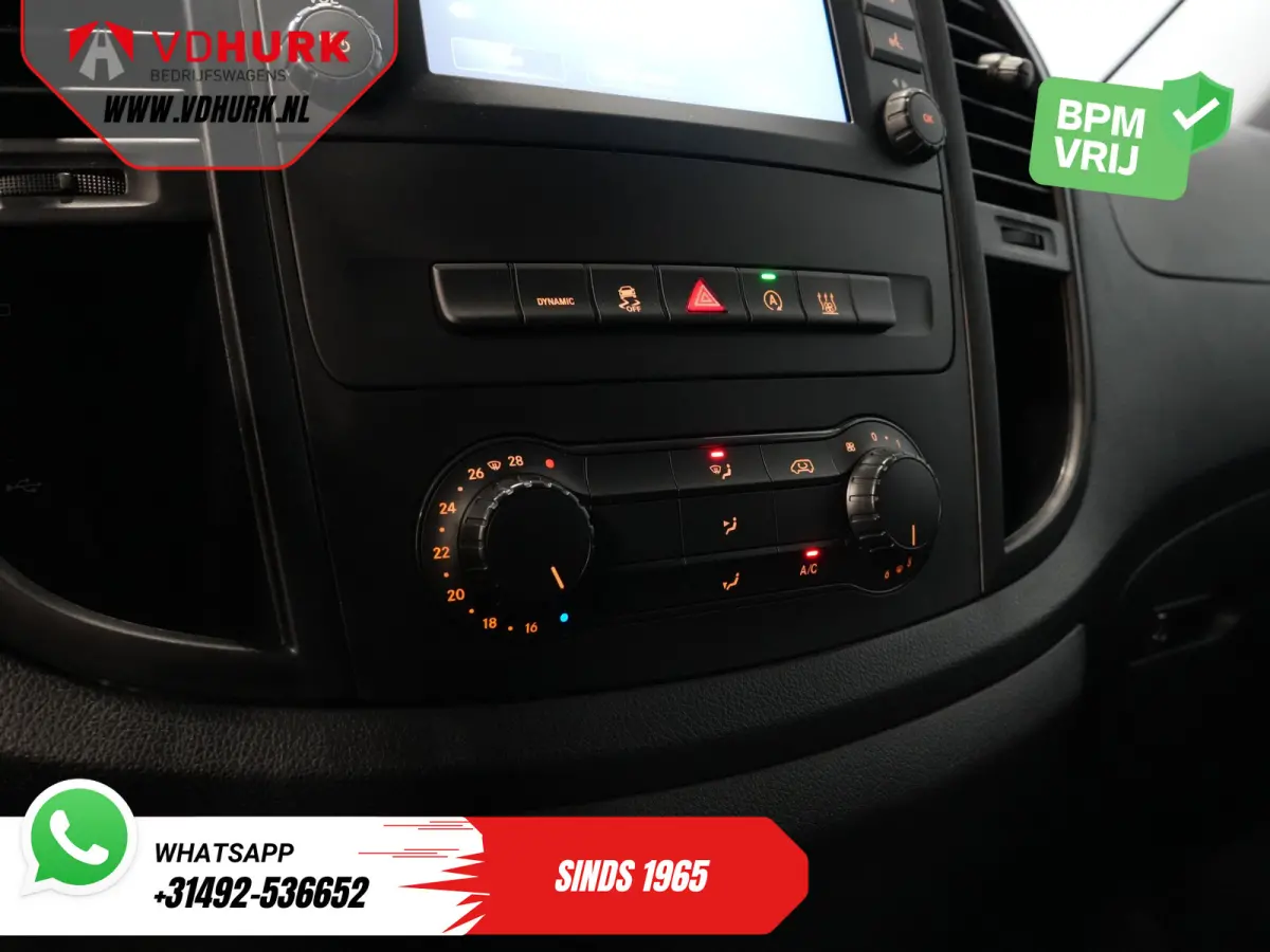 116 CDI Aut. L2 LED/ Standkachel/ Stoelverw./ Carplay/ Camera/ Cruise/ Trekhaak/ Airco