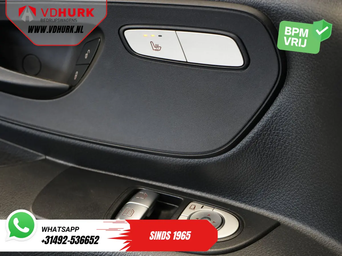 116 CDI Aut. L2 LED/ Standkachel/ Stoelverw./ Carplay/ Camera/ Cruise/ Trekhaak/ Airco