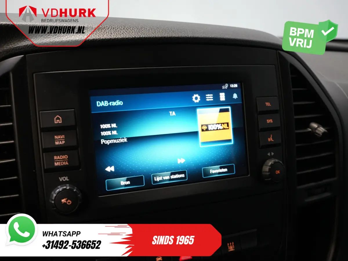 116 CDI Aut. L2 LED/ Standkachel/ Stoelverw./ Carplay/ Camera/ Cruise/ Trekhaak/ Airco