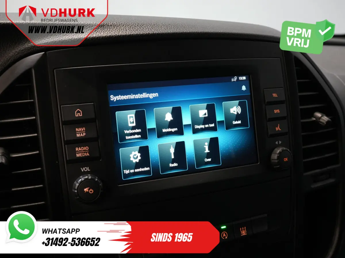 116 CDI Aut. L2 LED/ Standkachel/ Stoelverw./ Carplay/ Camera/ Cruise/ Trekhaak/ Airco