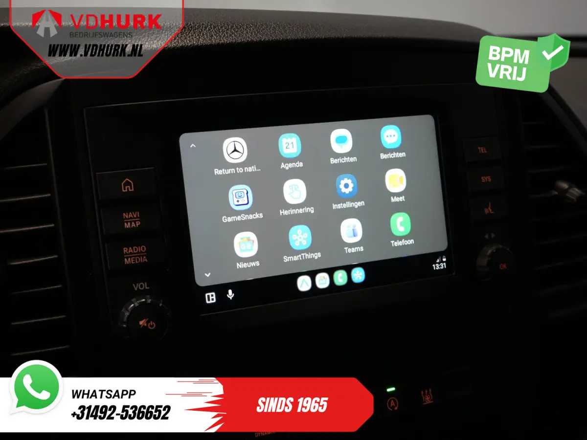 116 CDI Aut. L2 LED/ Standkachel/ Stoelverw./ Carplay/ Camera/ Cruise/ Trekhaak/ Airco