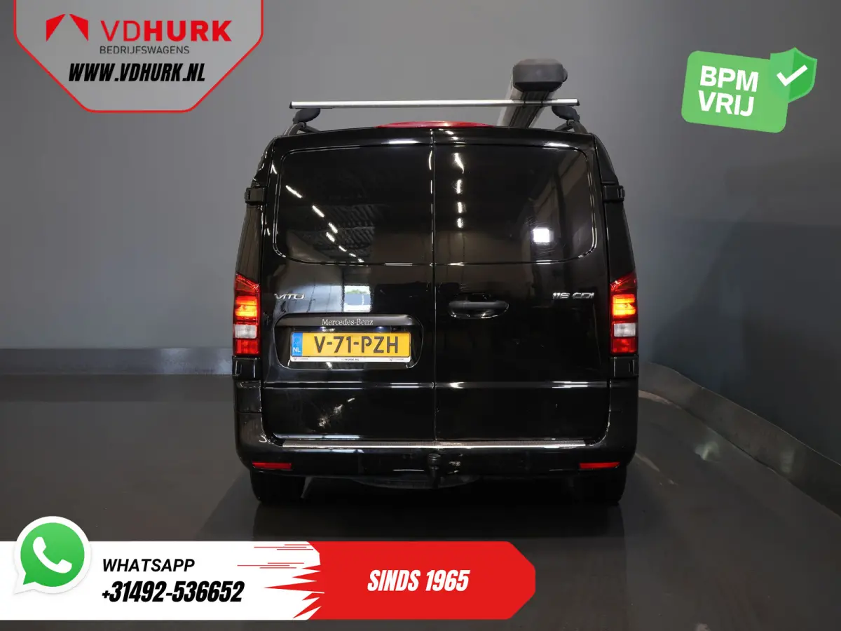 116 CDI Aut. L2 LED/ Standkachel/ Stoelverw./ Carplay/ Camera/ Cruise/ Trekhaak/ Airco