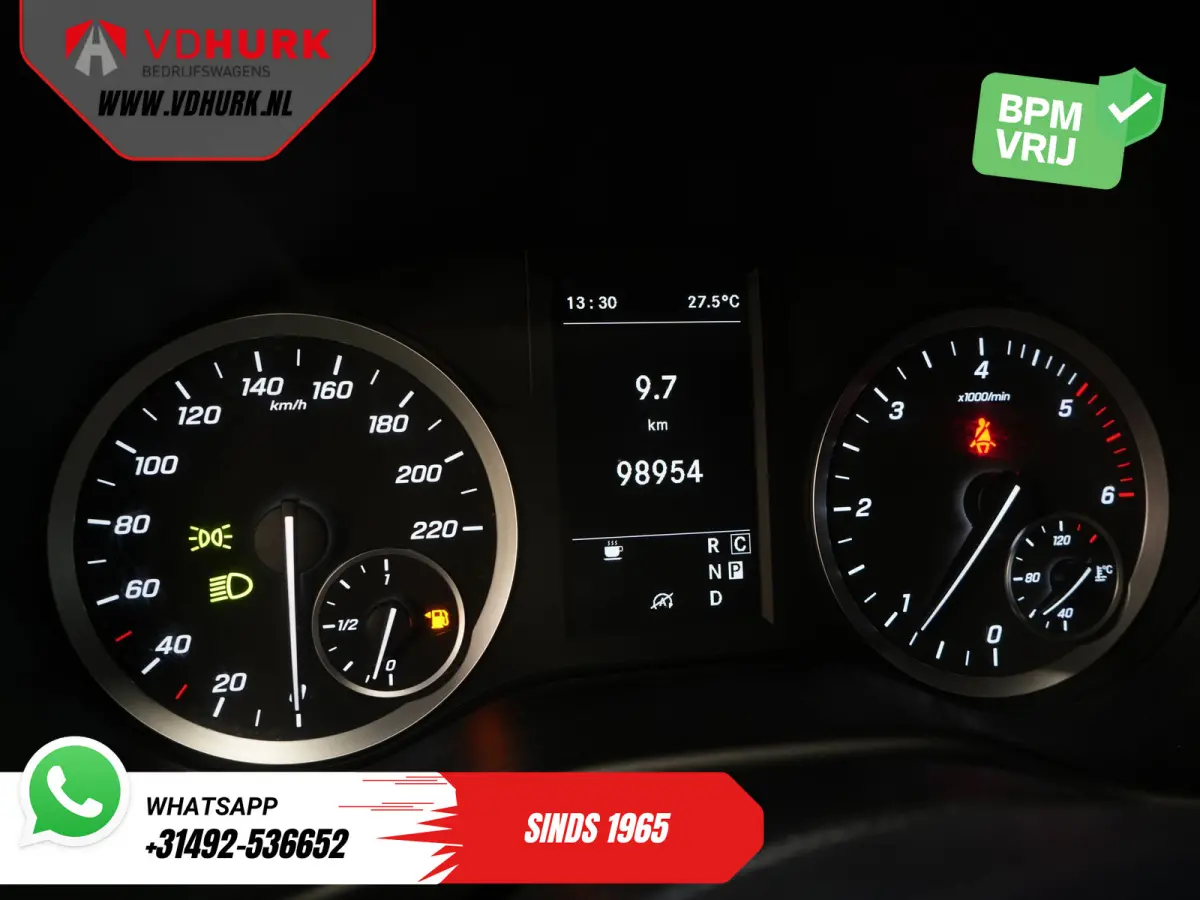 116 CDI Aut. L2 LED/ Standkachel/ Stoelverw./ Carplay/ Camera/ Cruise/ Trekhaak/ Airco