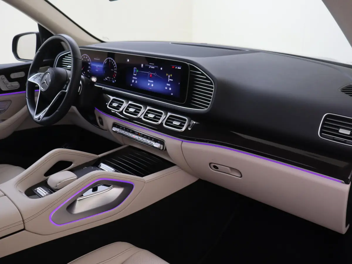 400 e 4MATIC AMG Line / Panoramadak/ 22 inch/ Night/ Burmester/ AIRMATIC/ Memory/ Beige interieur