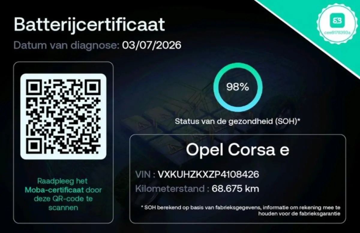 100KW / 50KWh SOH 98% / Airco-Ecc. / Cruise-ctr. / Apple Carplay Android / Navigatie via Usb / Apk 05-2027