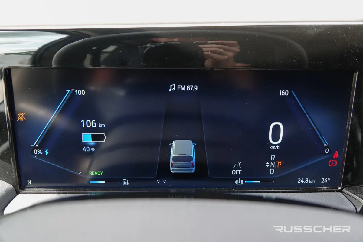 E-Transit L2H1 218Pk Aut. | | Nieuwe 71kWh Accu | 5-Persoons | Elektrisch | Sport 320 | 360° Camera | 19''