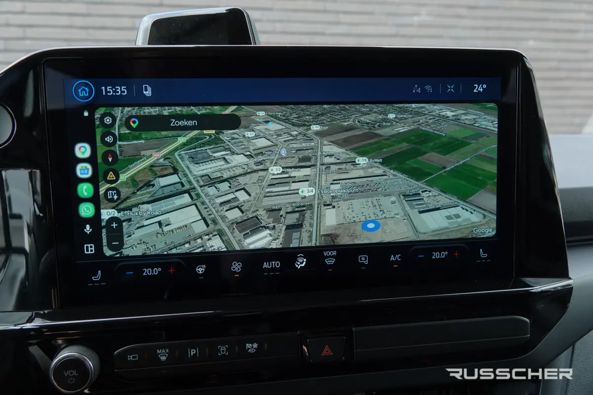 E-Transit L2H1 218Pk Aut. | | Nieuwe 71kWh Accu | 5-Persoons | Elektrisch | Sport 320 | 360° Camera | 19''