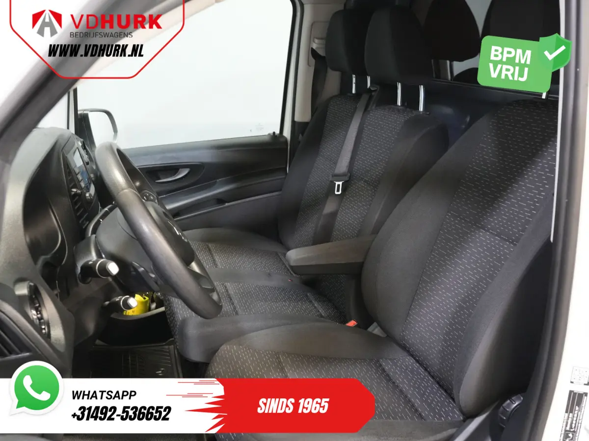 116 CDI Aut. L3 XL 270Gr.deuren/ Stoelverw./ Carplay/ Navi/ Camera/ PDC/ Cruise/ Airco