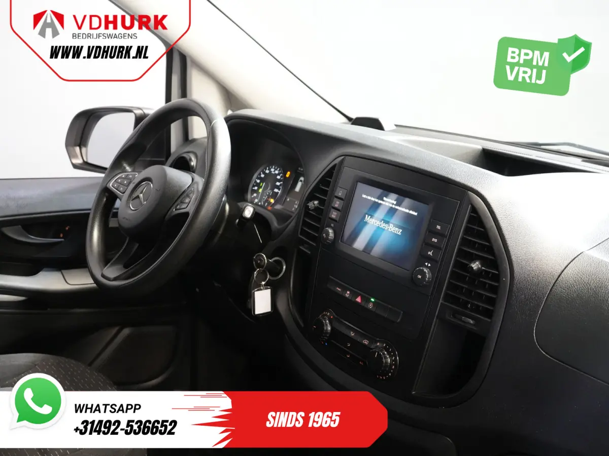 116 CDI Aut. L3 XL 270Gr.deuren/ Stoelverw./ Carplay/ Navi/ Camera/ PDC/ Cruise/ Airco