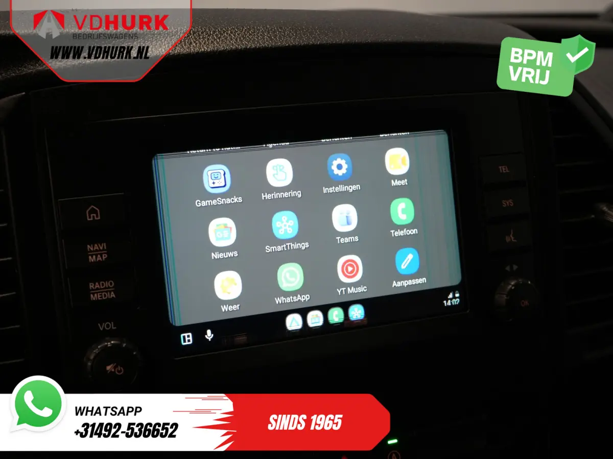 116 CDI Aut. L3 XL 270Gr.deuren/ Stoelverw./ Carplay/ Navi/ Camera/ PDC/ Cruise/ Airco