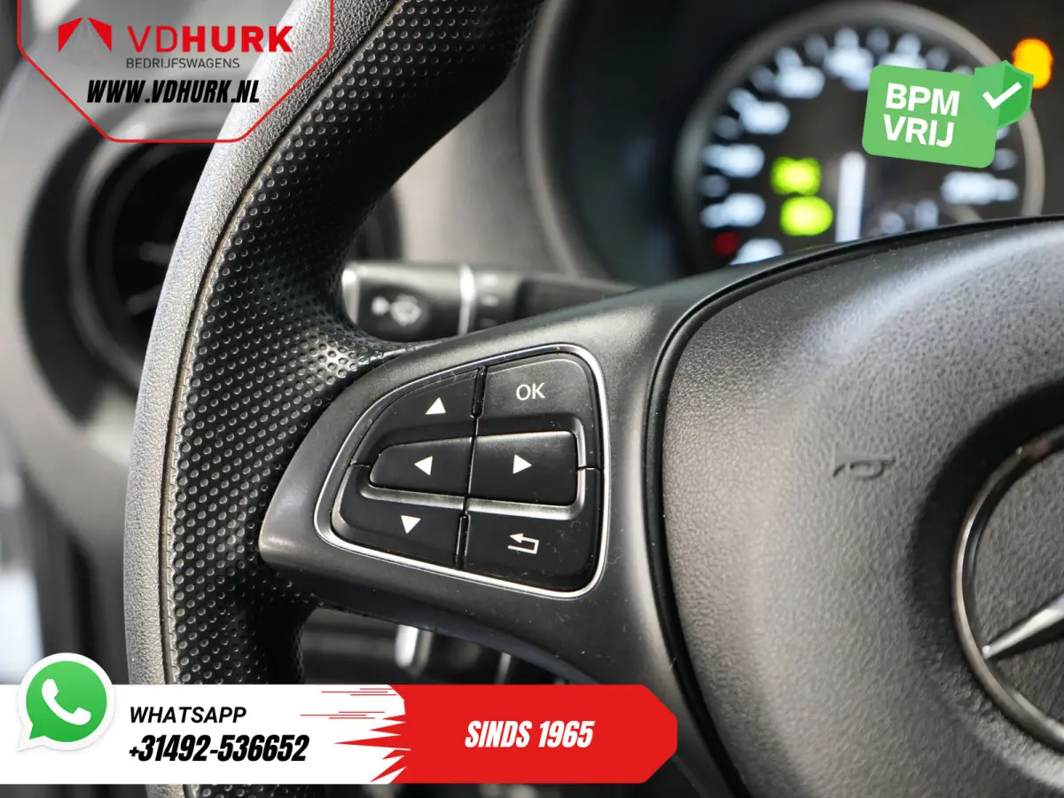 116 CDI Aut. L3 XL 270Gr.deuren/ Stoelverw./ Carplay/ Navi/ Camera/ PDC/ Cruise/ Airco