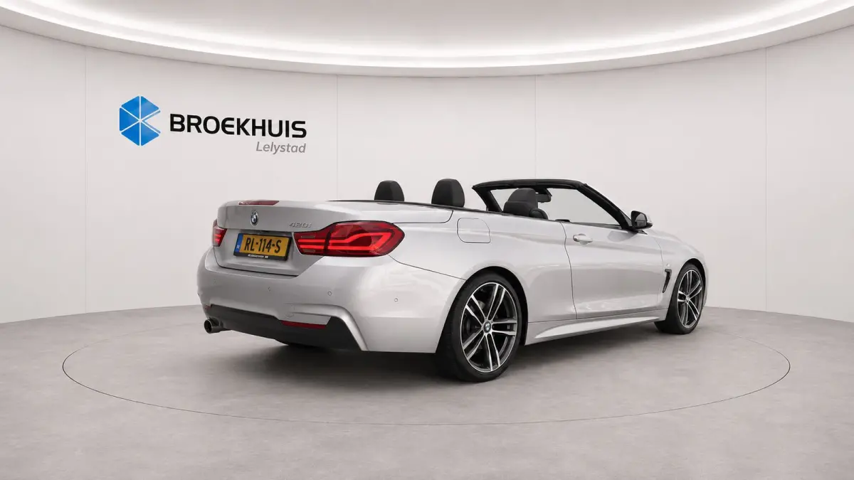 420i 183PK HIGH EXECUTIVE M-SPORT AUTOMAAT / NAVI / LEDER / FULL-LED / CLIMA / 19" LMV / KEYLESS / ORG. NL. / MEMORY SEATS / NEKVERWARMING / WINTERPAKKET / UNIEK !!