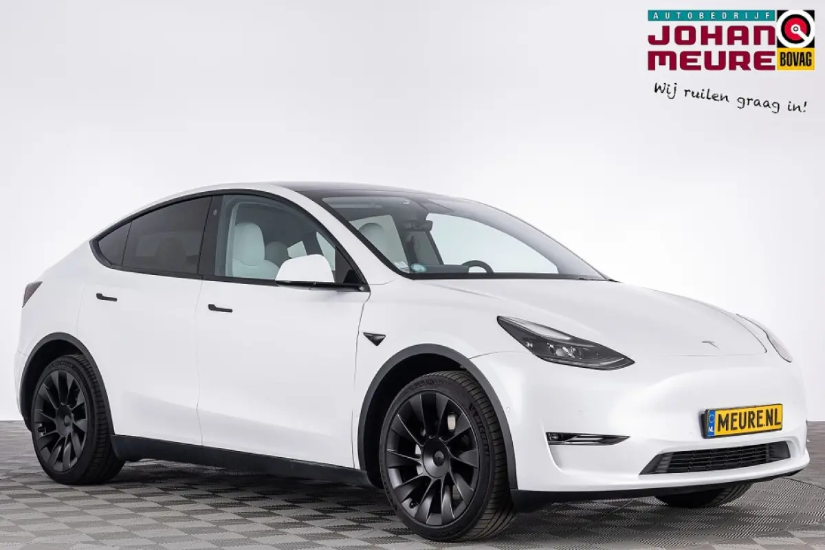 Long Range AWD 75 kWh *SOH 92.4%* PANORAMADAK | Wit LEDER | 20 Inch