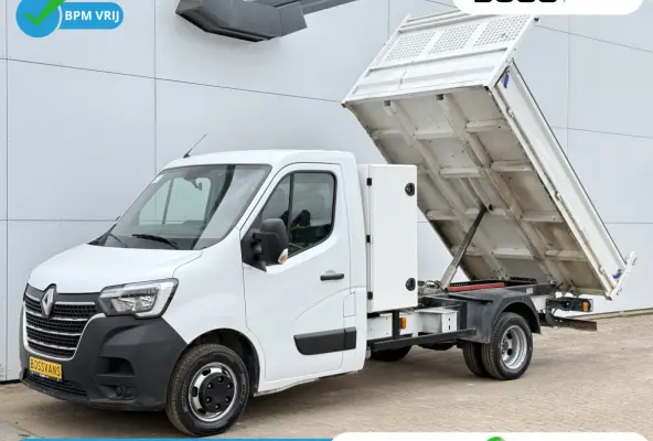 2.3 DCI 130PK Kipper Dubbellucht Kist 3,5t Trekhaak Airco Cruise Control Tipper Benne