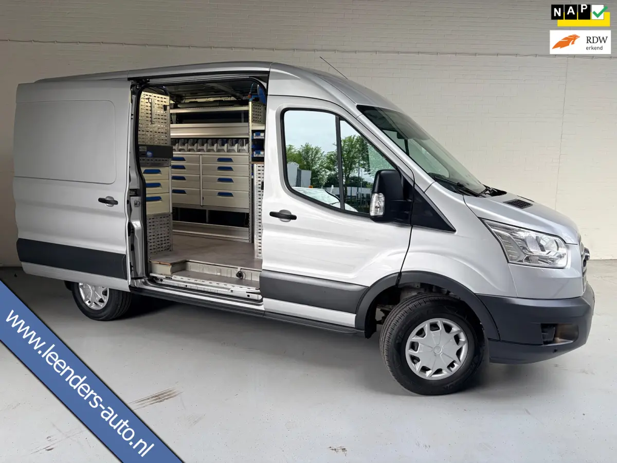 Servicewagen 350 2.0 TDCI 131PK euro6 L2H2 3Persoons Trend 3Persoons, Sortimo werkplaats inrichting, RIJKLAARPRIJS
