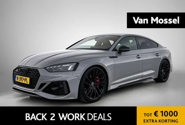 2.9 TFSI RS 5 quattro | RS DYNAMIC | CARBON | KERAMISCH | HEAD-UP | BANG & OLUFSEN | LEDER | ACHTERUITRIJCAMERA | STOELVERWARMING | MEMORY |