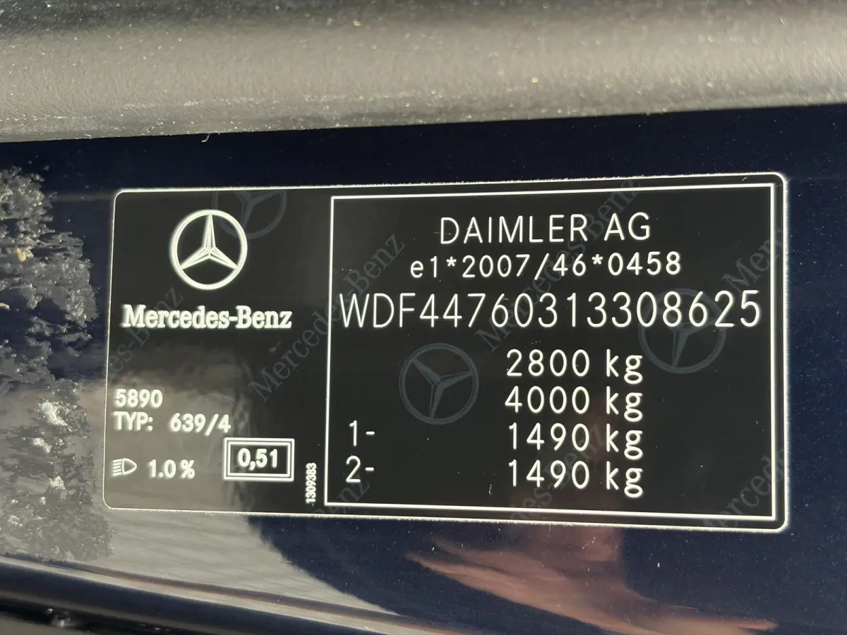 109 CDI Lang*DUBBEL CABINE*NAVI*ECC*CAM*TEL*CRUISE