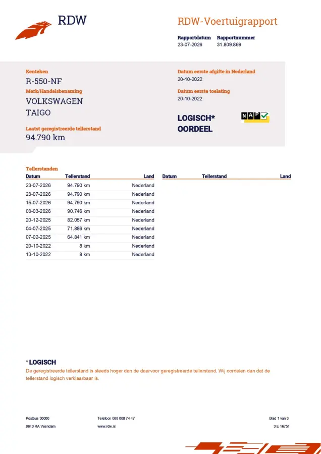 1.0 TSI Life 1e-Eig. & Dealer-Onderh. BOVAG-Garantie. NL-Auto.