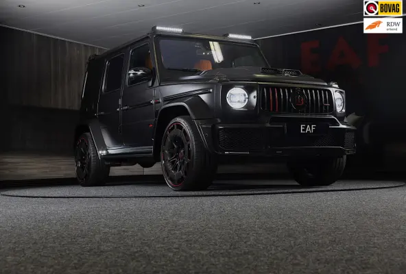 63 Edition 1 BRABUS UITVOERING / Mat Zwart / Acc / Dode Hoek / Leder / Open Dak / 360 Camera / 24 Inch
