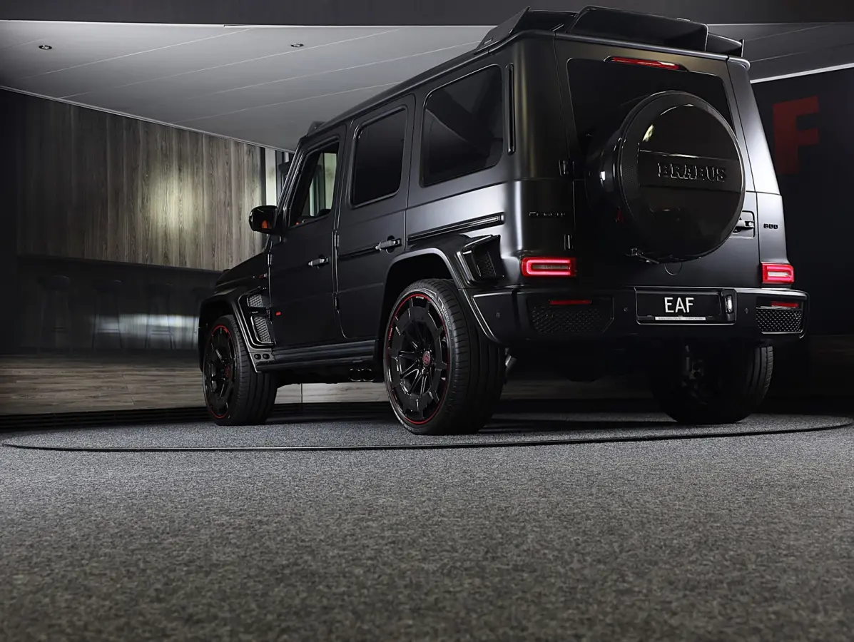 63 Edition 1 BRABUS UITVOERING / Mat Zwart / Acc / Dode Hoek / Leder / Open Dak / 360 Camera / 24 Inch
