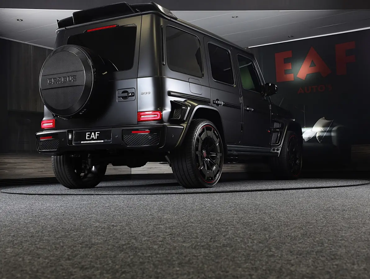 63 Edition 1 BRABUS UITVOERING / Mat Zwart / Acc / Dode Hoek / Leder / Open Dak / 360 Camera / 24 Inch