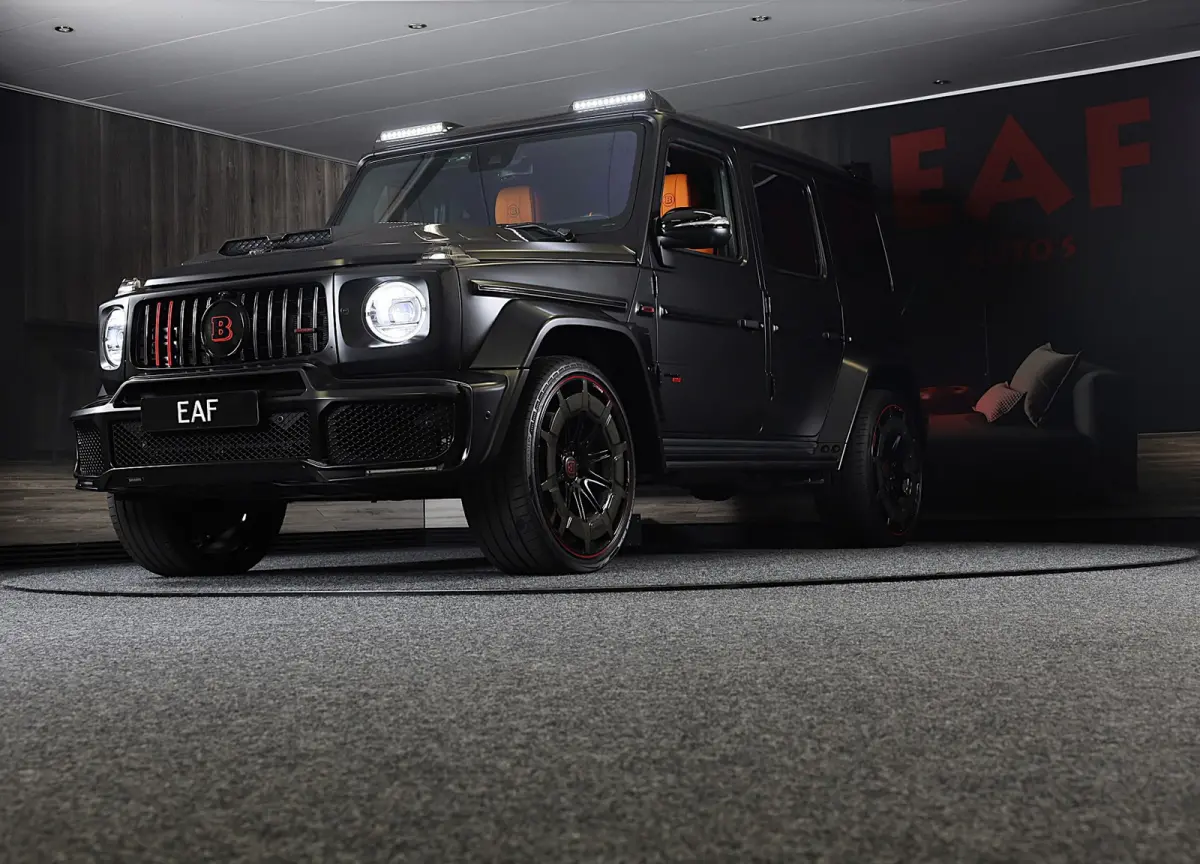 63 Edition 1 BRABUS UITVOERING / Mat Zwart / Acc / Dode Hoek / Leder / Open Dak / 360 Camera / 24 Inch