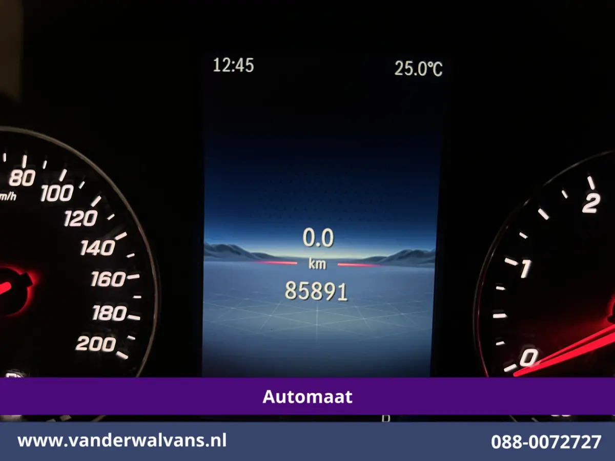 317 CDI 170pk 9G-Tronic Automaat L2H2 2025 model Euro6 Airco | Camera | Navigatie | Adaptieve Cruisecontrol | LED Chauffeursstoel, Stoelverwarming, Parkeersensoren, Bjrijdersbank