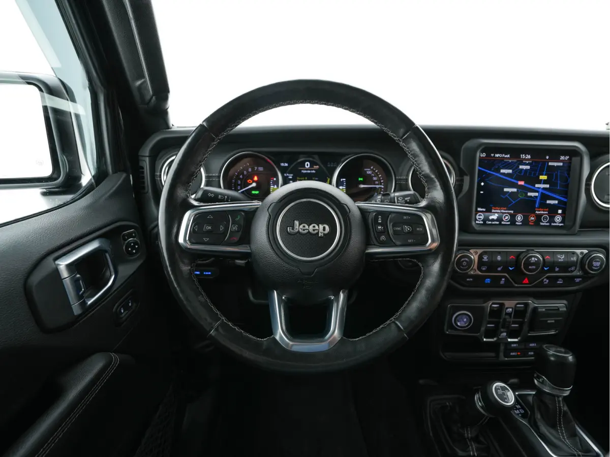 4xe 380 Sahara AWD (Plug-in) {SoH-91%} (INCL-BTW) *OPEN-ROOF | LEATHER | FULL-LED | ALPINE-AUDIO | CRUISE | BLINDSPOT | CAMERA | KEYLESS | HEATED-COMFORTSEATS | DAB+ | PRIVACY-GLASS | ECC | 