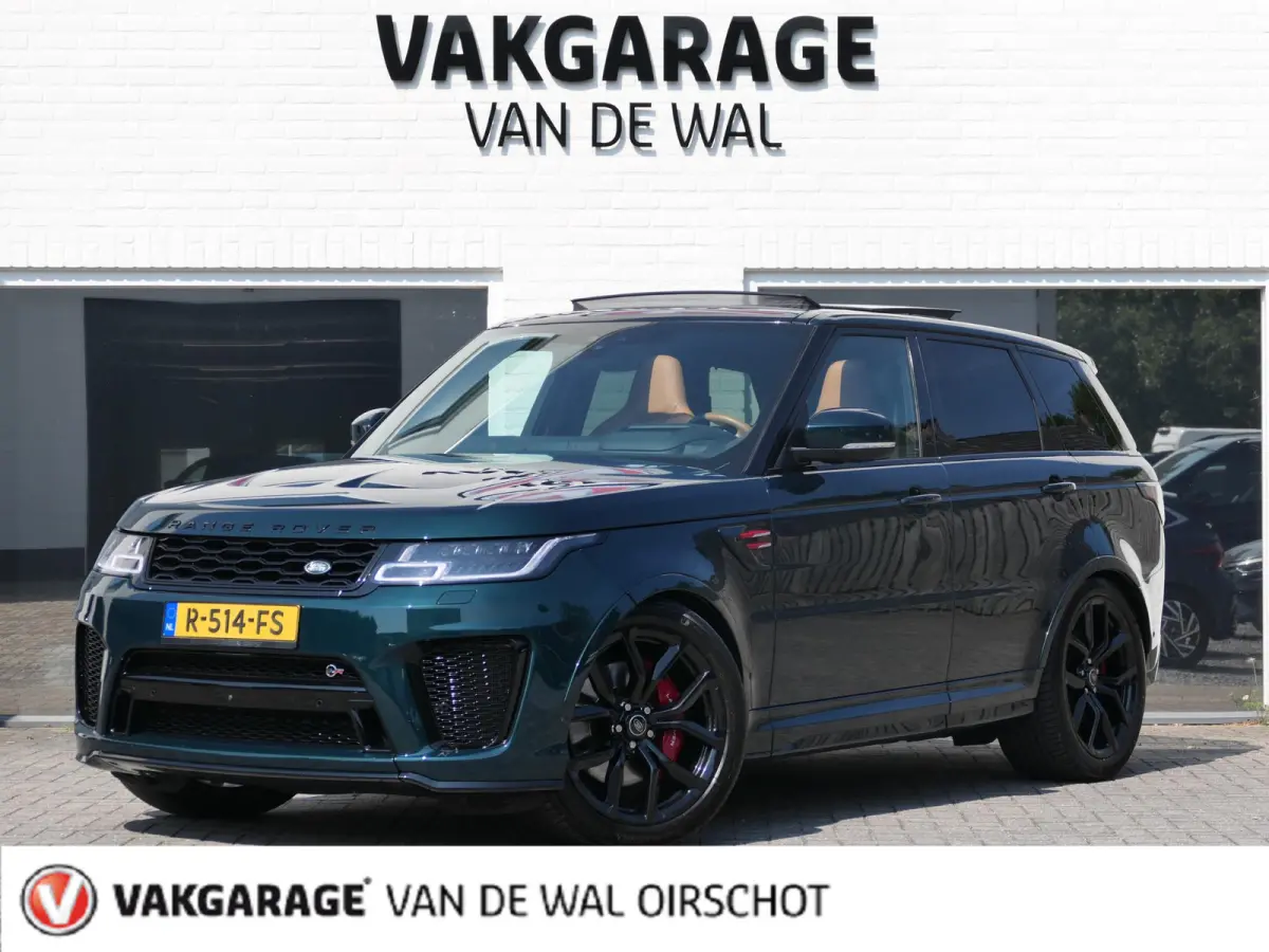 5.0 V8 SC SVR | SV Bespoke Paint | Alcantara hemel | Meridian | 360°-camera | Panoramadak | Head-up display | Alarmklasse 5 | ACC | Dodehoek ​detectie | Luxe lederen sportstoelen | Trekha