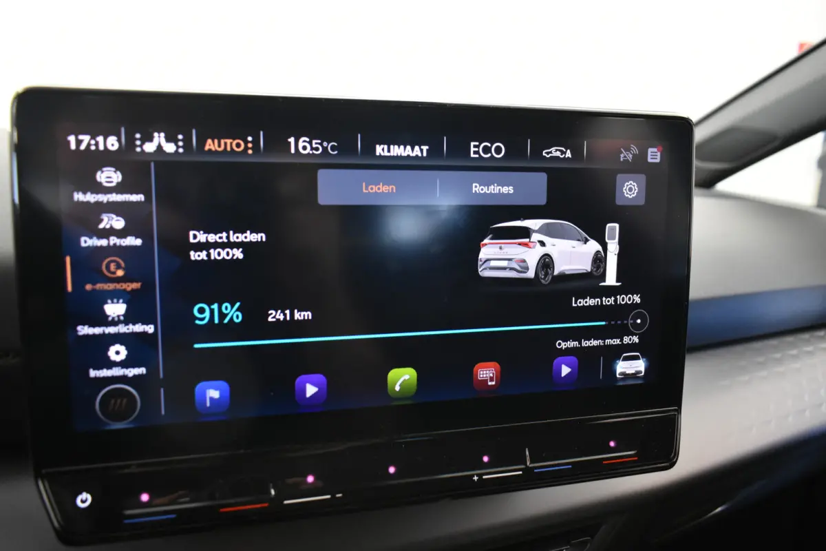 62 kWh SOH 94% PDC Carplay Stoel + Stuur Verwarming