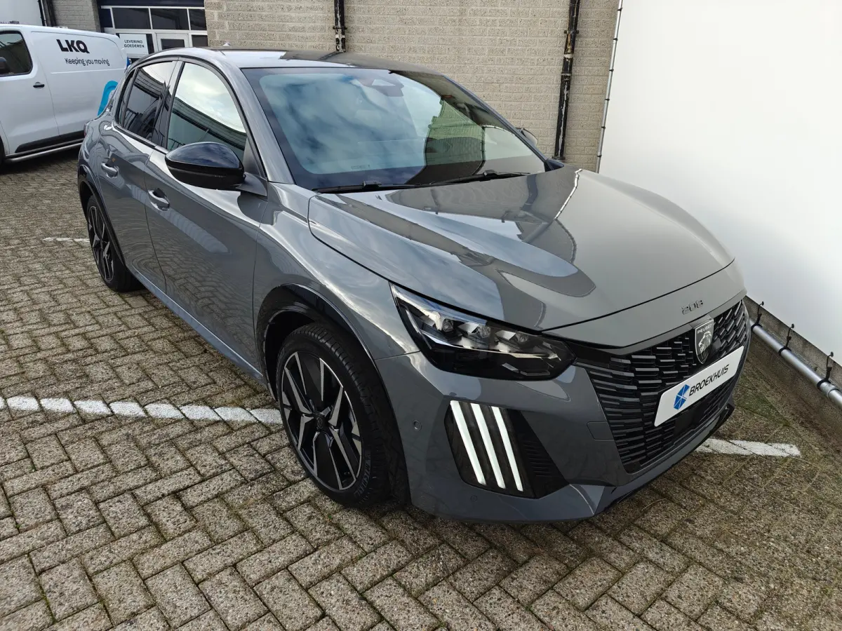 GT | Armsteunen op de voorportieren bekleed met kunstleder met groen sierstiksel (GT-Line) | Climate Control | Dashboard en deurpanelen in kunststof met carboneffect