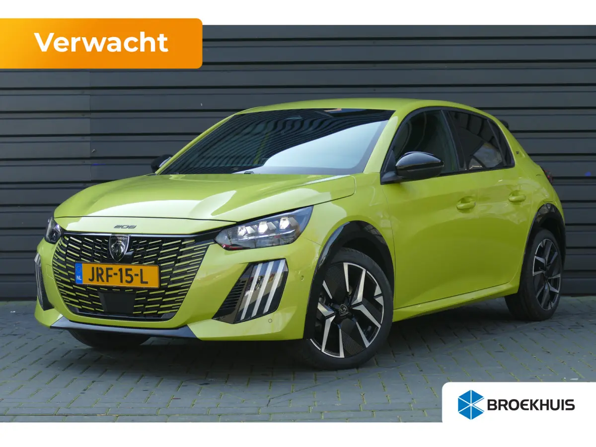 GT | Armsteunen op de voorportieren bekleed met kunstleder met groen sierstiksel (GT-Line) | Climate Control | Dashboard en deurpanelen in kunststof met carboneffect