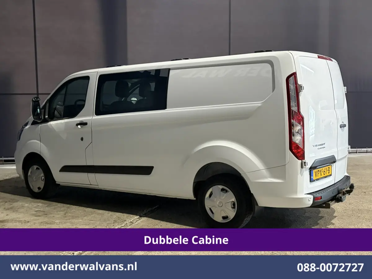 2.0 TDCI 130pk L2H1 Dubbele Cabine Euro6 Airco | 6-Zits | Apple Carplay | LED | Cruisecontrol 2800kg trekhaak, Stoelverwarming, Verwarmde voorruit, Parkeersensoren