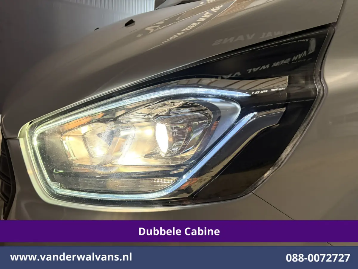 2.0 TDCI 130pk L2H1 Dubbele Cabine Euro6 Airco | 6-Zits | Apple Carplay | LED | Cruisecontrol 2800kg trekhaak, Stoelverwarming, Verwarmde voorruit, Parkeersensoren