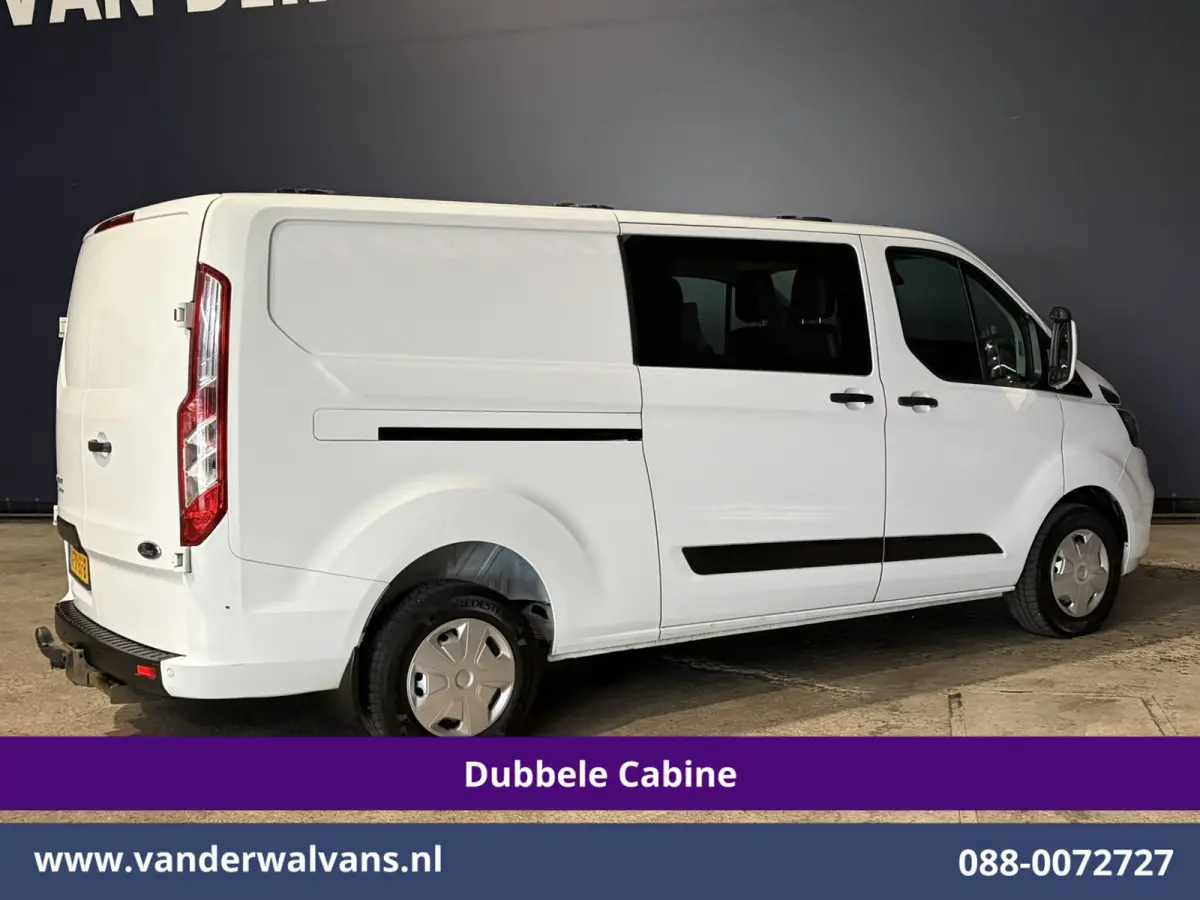 2.0 TDCI 130pk L2H1 Dubbele Cabine Euro6 Airco | 6-Zits | Apple Carplay | LED | Cruisecontrol 2800kg trekhaak, Stoelverwarming, Verwarmde voorruit, Parkeersensoren