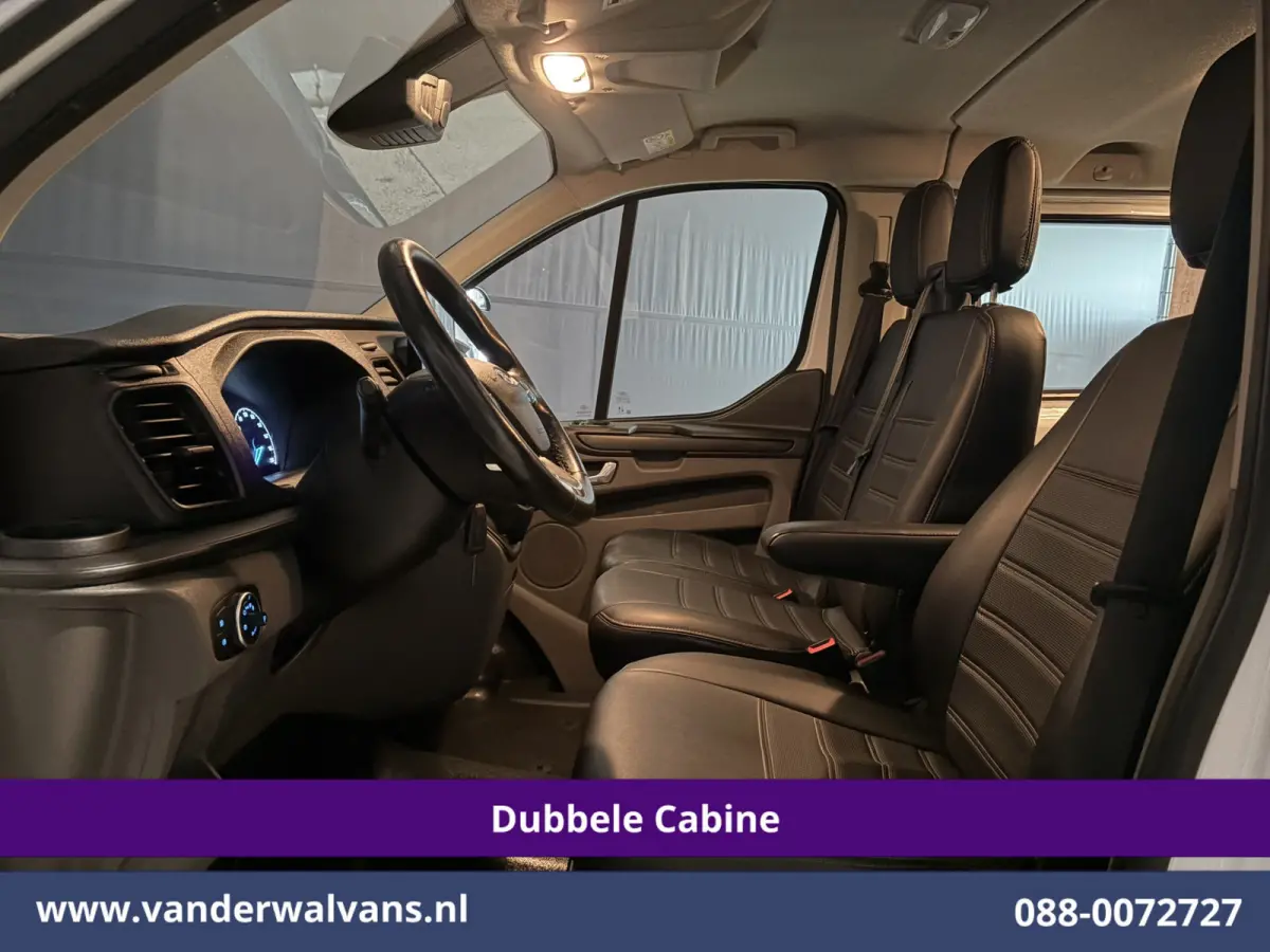 2.0 TDCI 130pk L2H1 Dubbele Cabine Euro6 Airco | 6-Zits | Apple Carplay | LED | Cruisecontrol 2800kg trekhaak, Stoelverwarming, Verwarmde voorruit, Parkeersensoren