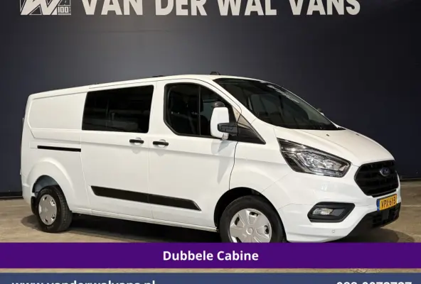 2.0 TDCI 130pk L2H1 Dubbele Cabine Euro6 Airco | 6-Zits | Apple Carplay | LED | Cruisecontrol 2800kg trekhaak, Stoelverwarming, Verwarmde voorruit, Parkeersensoren