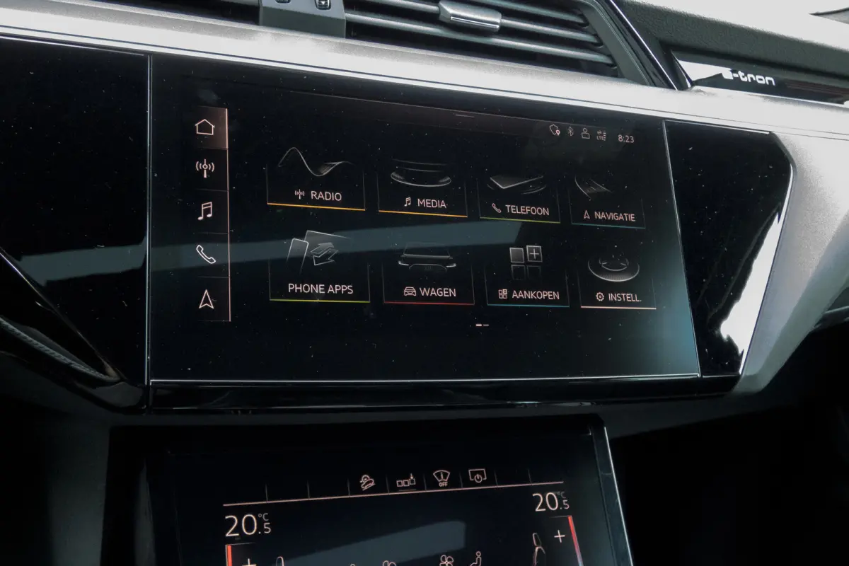E-tron 55 quattro advanced Pro Line Plus 95 kWh |SOH 90% | Trekhaak | Pano | ACC | B&O | Head Up