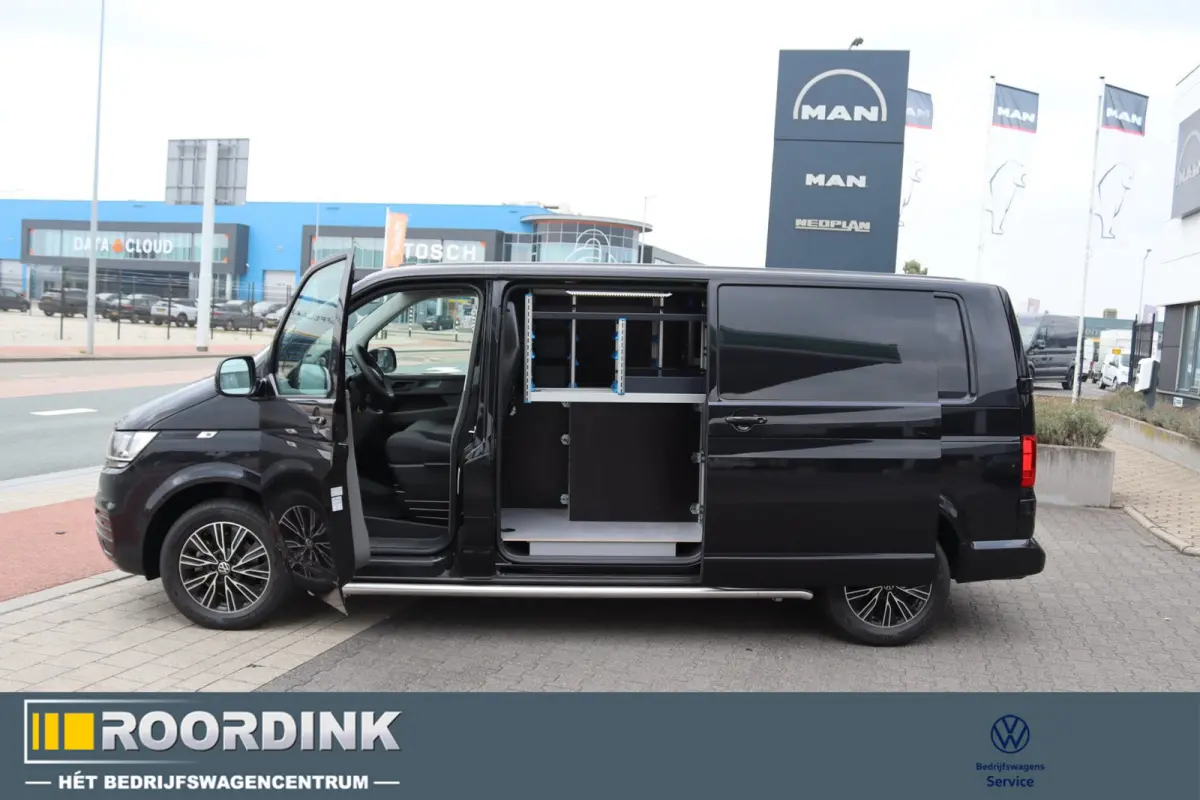 150 pk DSG Comfortline, Complete Sortimo inrichting, 17 LMV, bumpers en spiegels in kleur, omvormer