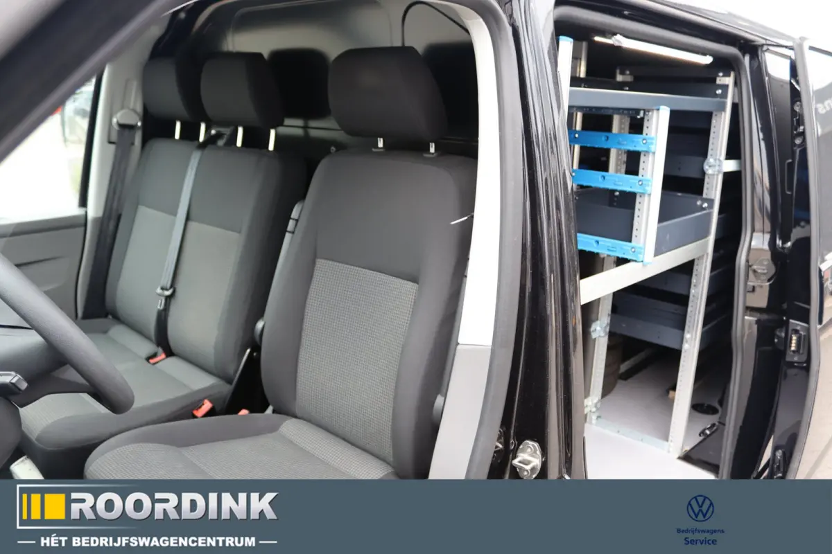150 pk DSG Comfortline, Complete Sortimo inrichting, 17 LMV, bumpers en spiegels in kleur, omvormer