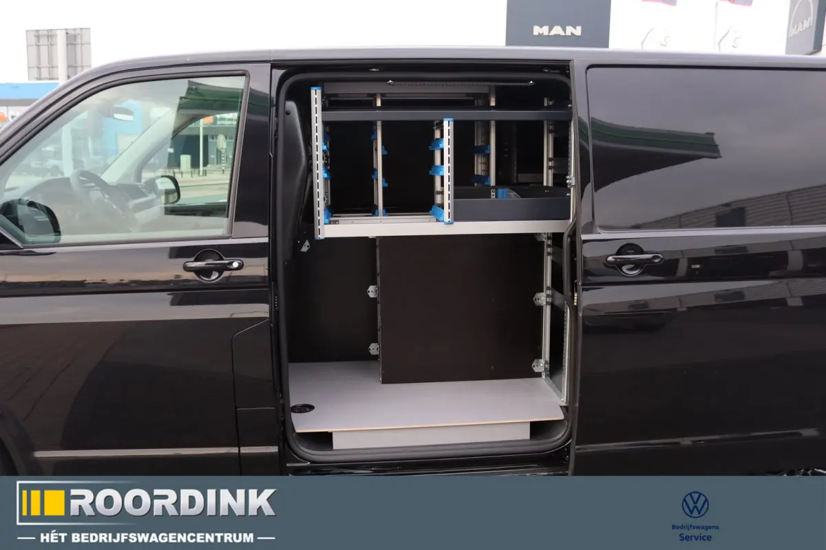 TRANSPORTER 150 pk DSG L2, Complete Sortimo inrichting, 20" LMV, sidebars, alles in kleur, standkachel etc