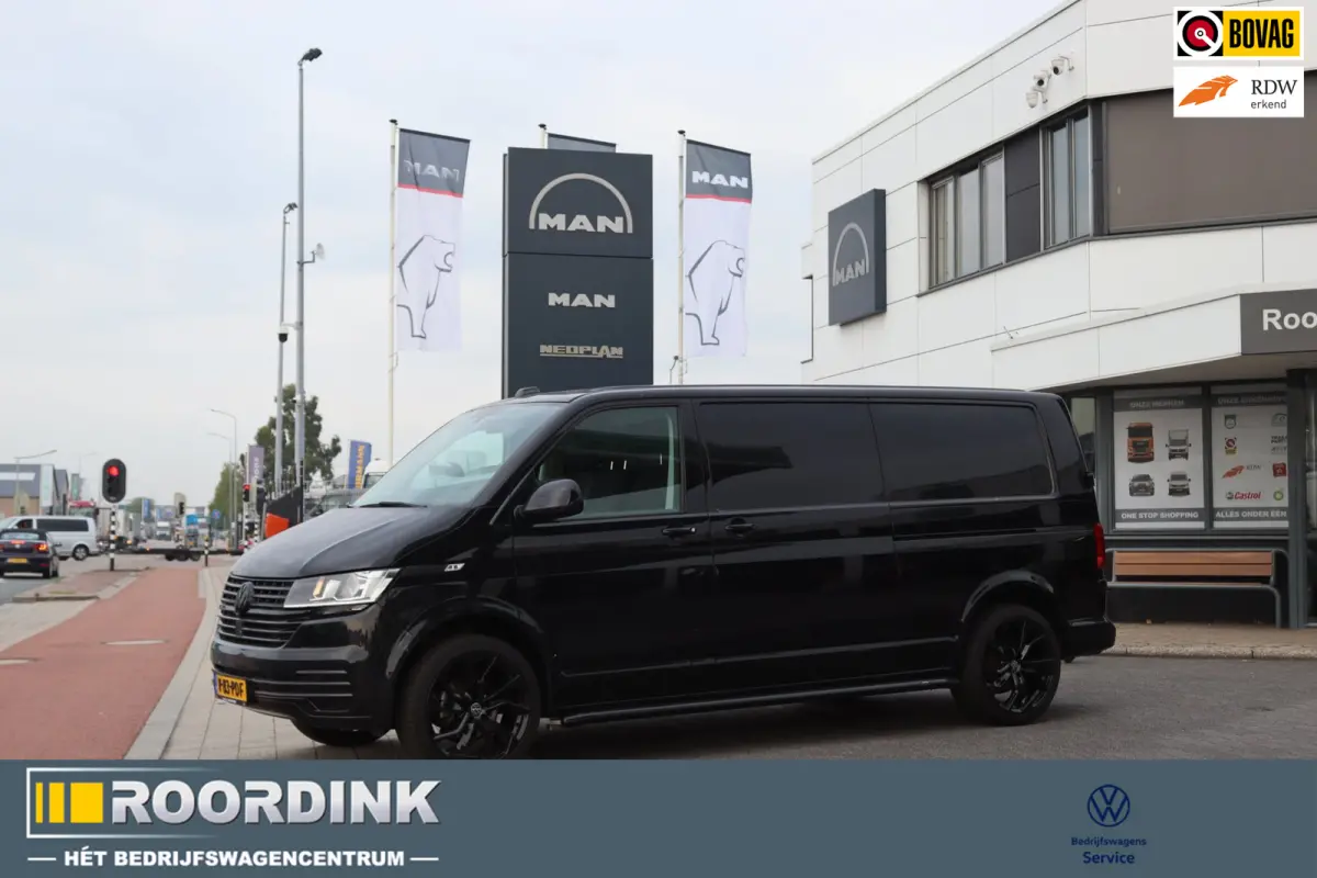 TRANSPORTER 150 pk DSG L2, Complete Sortimo inrichting, 20" LMV, sidebars, alles in kleur, standkachel etc