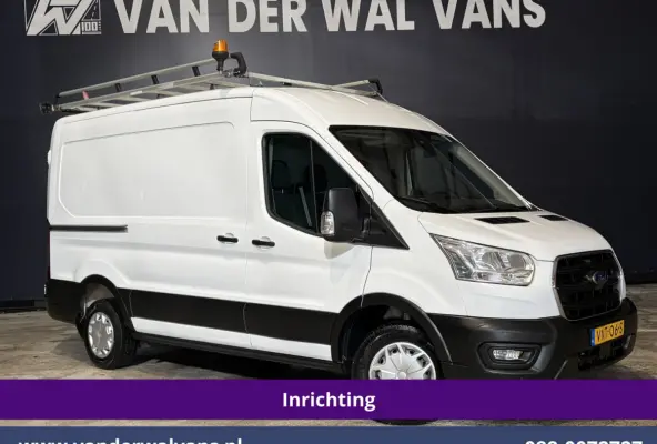 2.0 TDCI 130pk L2H2 Inrichting Euro6 Airco | Omvormer | Imperiaal | Camera | Apple Carplay Android Auto, LED, Cruisecontrol, Trekhaak, Verwarmde voorruit, Parkeersensoren, Bijrijdersbank