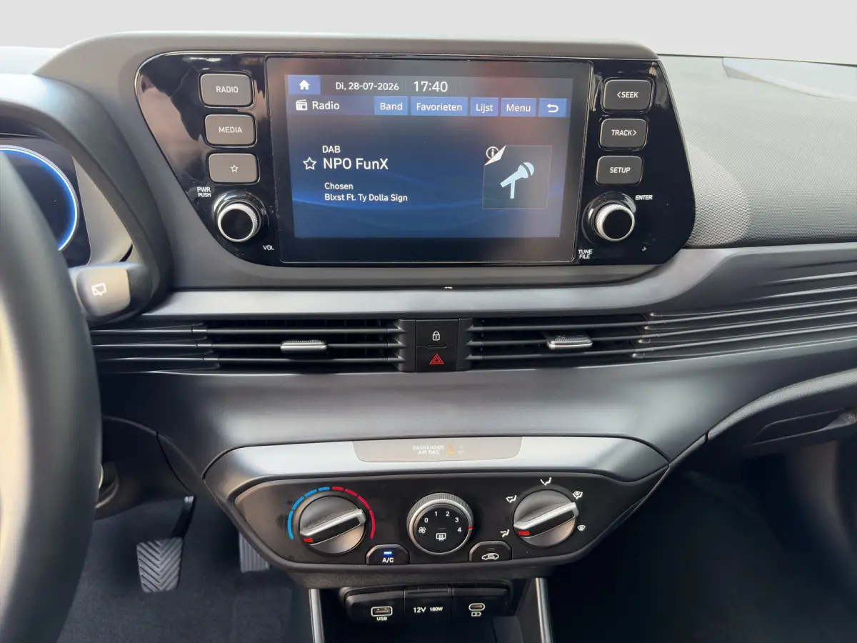 1.0 T-GDI 100pk Comfort | Camera | Carplay | Airco | 16-inch Velgen | Cruise control | Middenarmsteun | DAB | BLIS | Parkeersensoren
