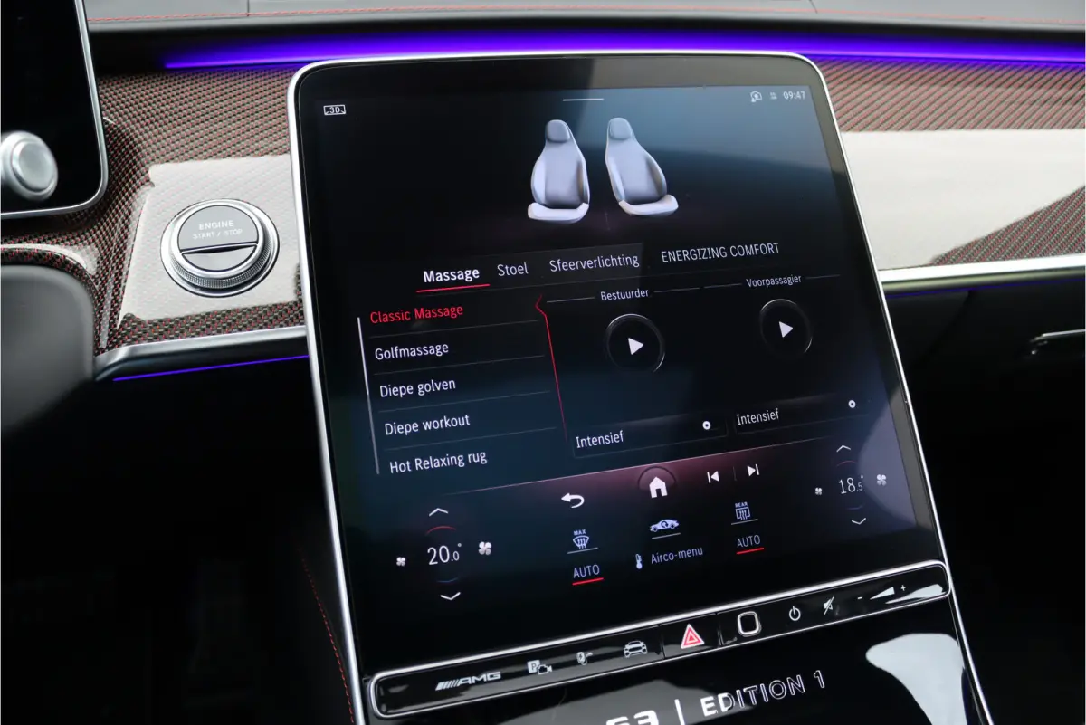 AMG 63 S E Performance 'Edition 1' | 802pk | Achterasbesturing | Keramisch | Distronic+ | Chauffeurspakket | Entertainmentpakket Achter | Stoelventilatie V+A | Vlakkenverwarming | Zonwerings