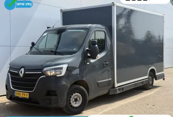 Plancher T35 2.3 DCI 150PK Lowliner Bakwagen Airco Cruise Control Camera Foodtruck Meubelbak Paardenwagen