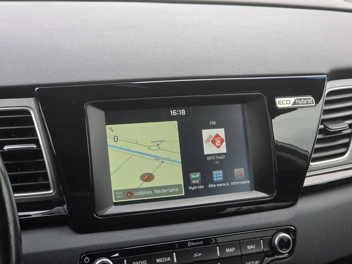 1.6 GDi Hybrid | Ad. cruise control | Navigatie | Half leder | Chroom afwerking | Stoelverwarming
