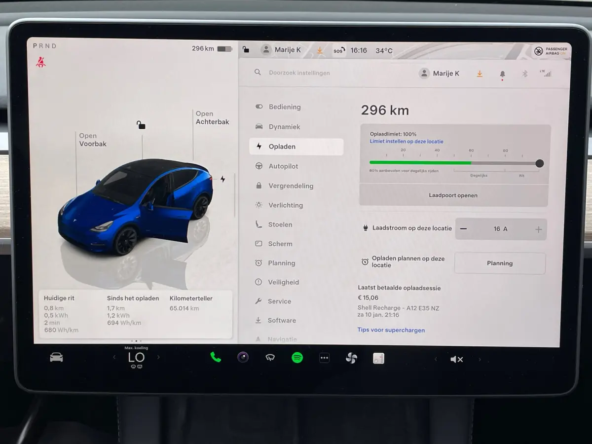 Long Range AWD 75 kWh SOH94% TREKHAAK WARMTEPOMP ORG NL 1E EIGENAAR