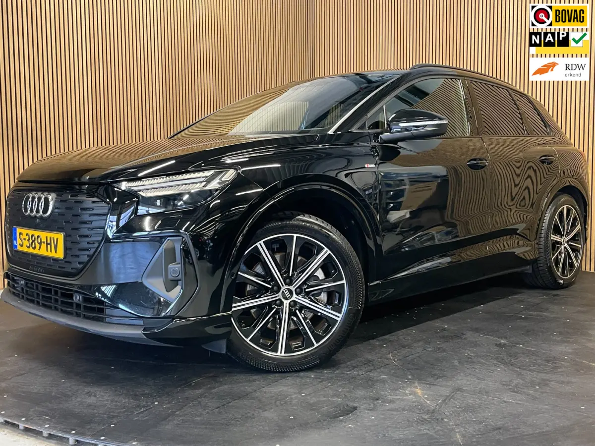 40 S-Line Competition 77 kWh|93%SOH|BLACK|ACC|APPLE CARPLAY|CAMERA|STOELVERWARMING|NAP|NL AUTO|INCL.BTW|1e EIG.|