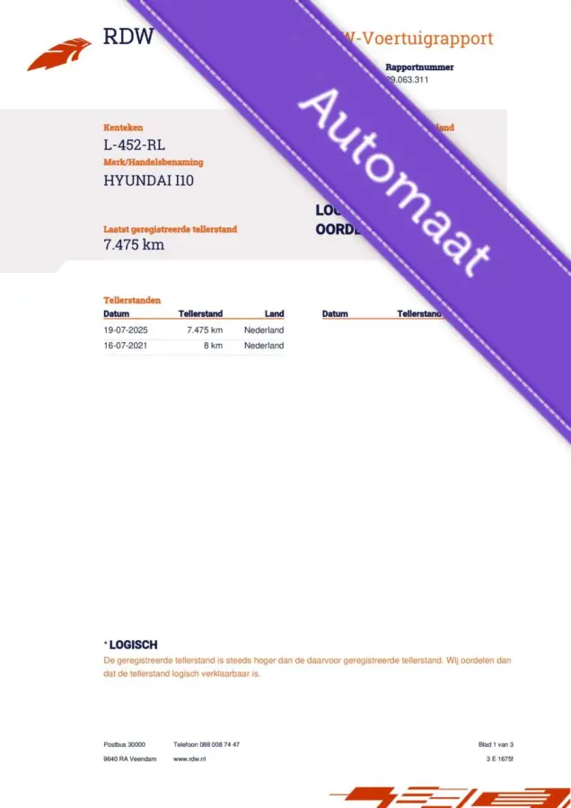 1.0 Comfort 5-zits, 1E eigenaar APK 04-08-2027